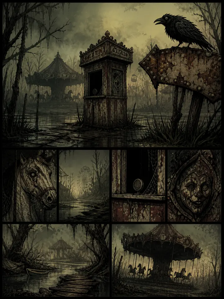 Creepy Comic visual direction